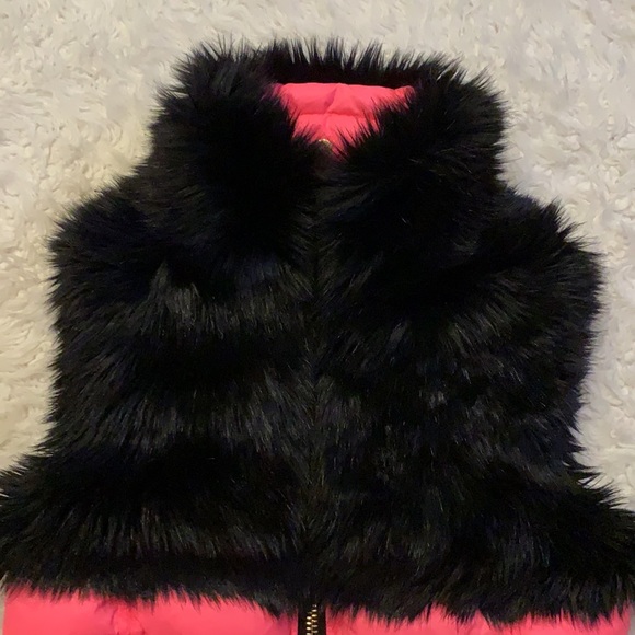 Juicy couture vest fur coat outerwear jacket xsml - Picture 10 of 17